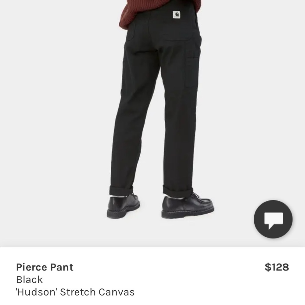 Carhartt WIP Pierce pant NAVY BLUE size 30 NWT